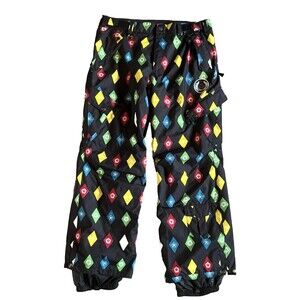 SESSIONS Terrain Series Snowboard Pants  XL "King of Diamonds" Waterproof Recco